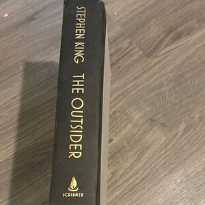 Stephen King "The Outsider" Hardcover - Black with Gold Lettering